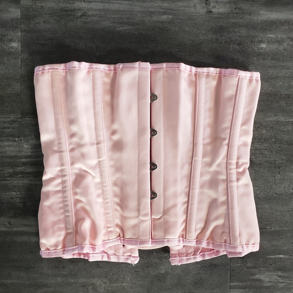 Baby Pink Satin | VOLLERS | Underbust Corset